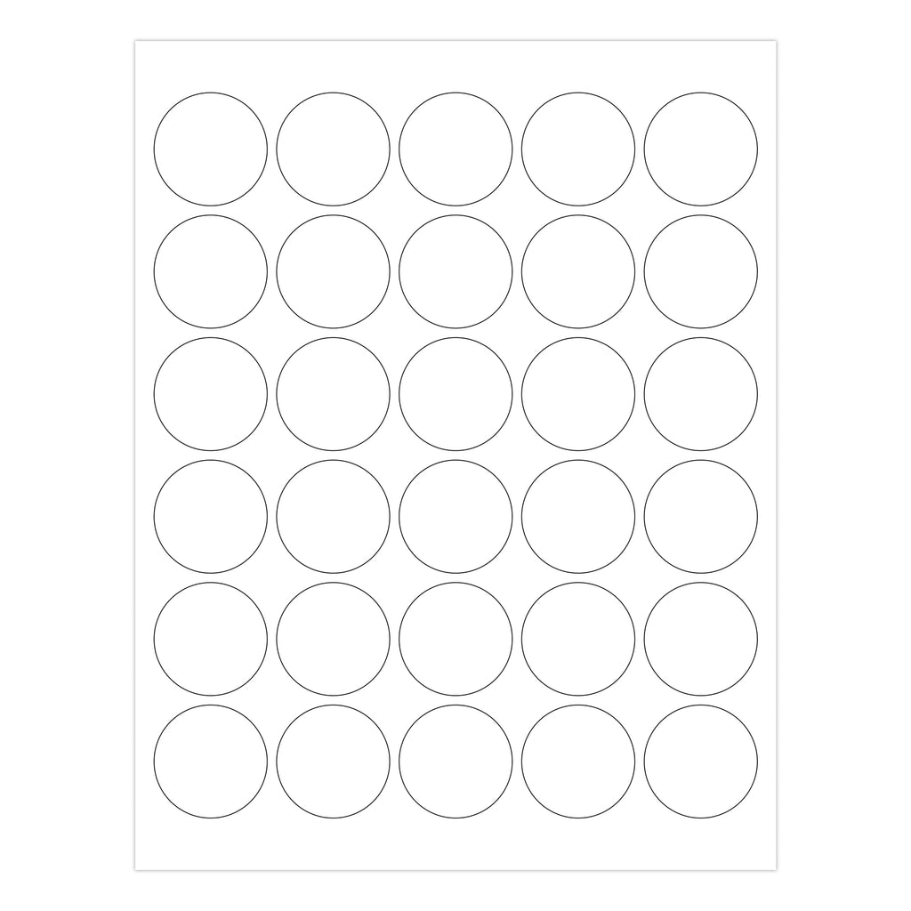 1.5 Round Printable labels 