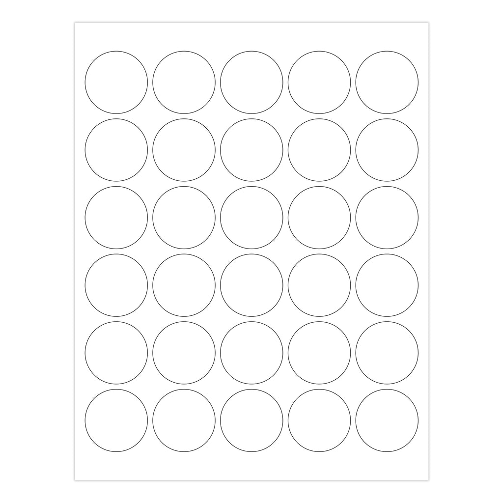 1.5 Round Printable labels 