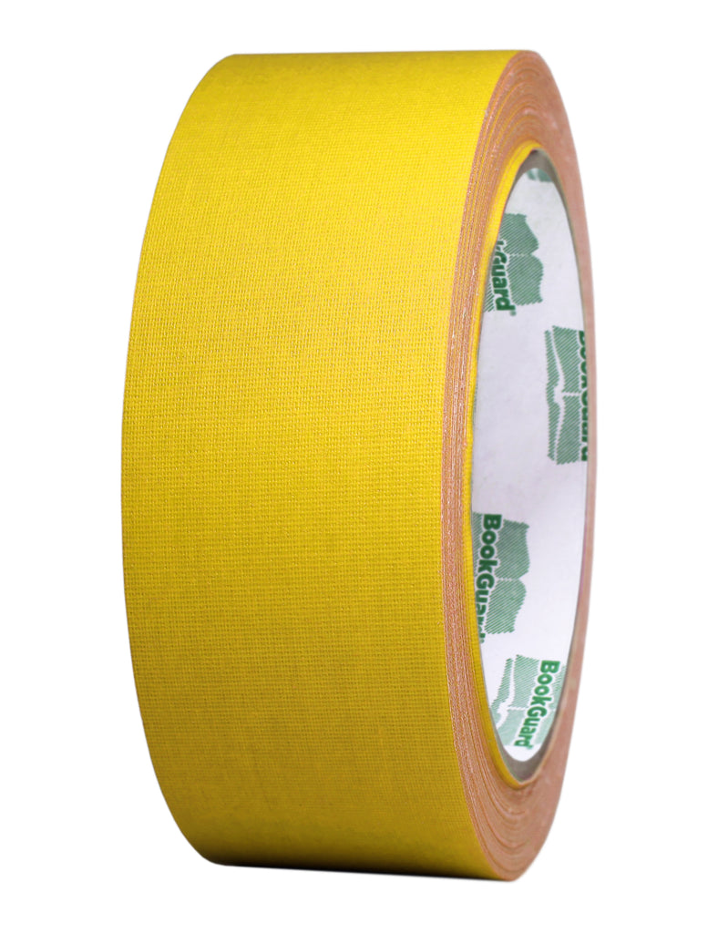 BookGuard 1-1/2 Inch Vinyl-Coated Cotton Cloth Book Binding Repair Tape, 15  Yard Roll, Forest Green