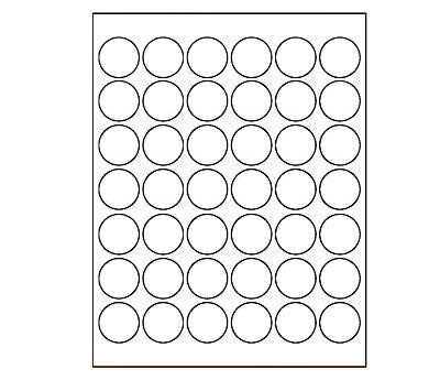 Black Felt Circle Stickers 1 to 4 Inch 