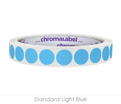 PARLAIM 1/2 Inch Round Permanent Color-Code Dot Stickers - 1000 Labels Per Roll With Dispenser Box, Bright Blue