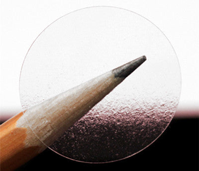 1" Crystal Clear Wafer Seals: 5,000/Roll - Pef. & Non-Perf.