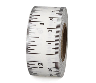 Clean-Remove Sticky Ruler Tape (41 Rulers per Roll) - 1 inch wide