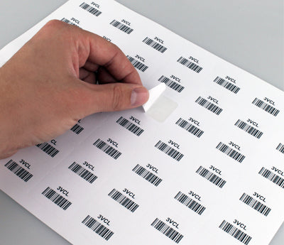 A4 Sheet Barcode sticker