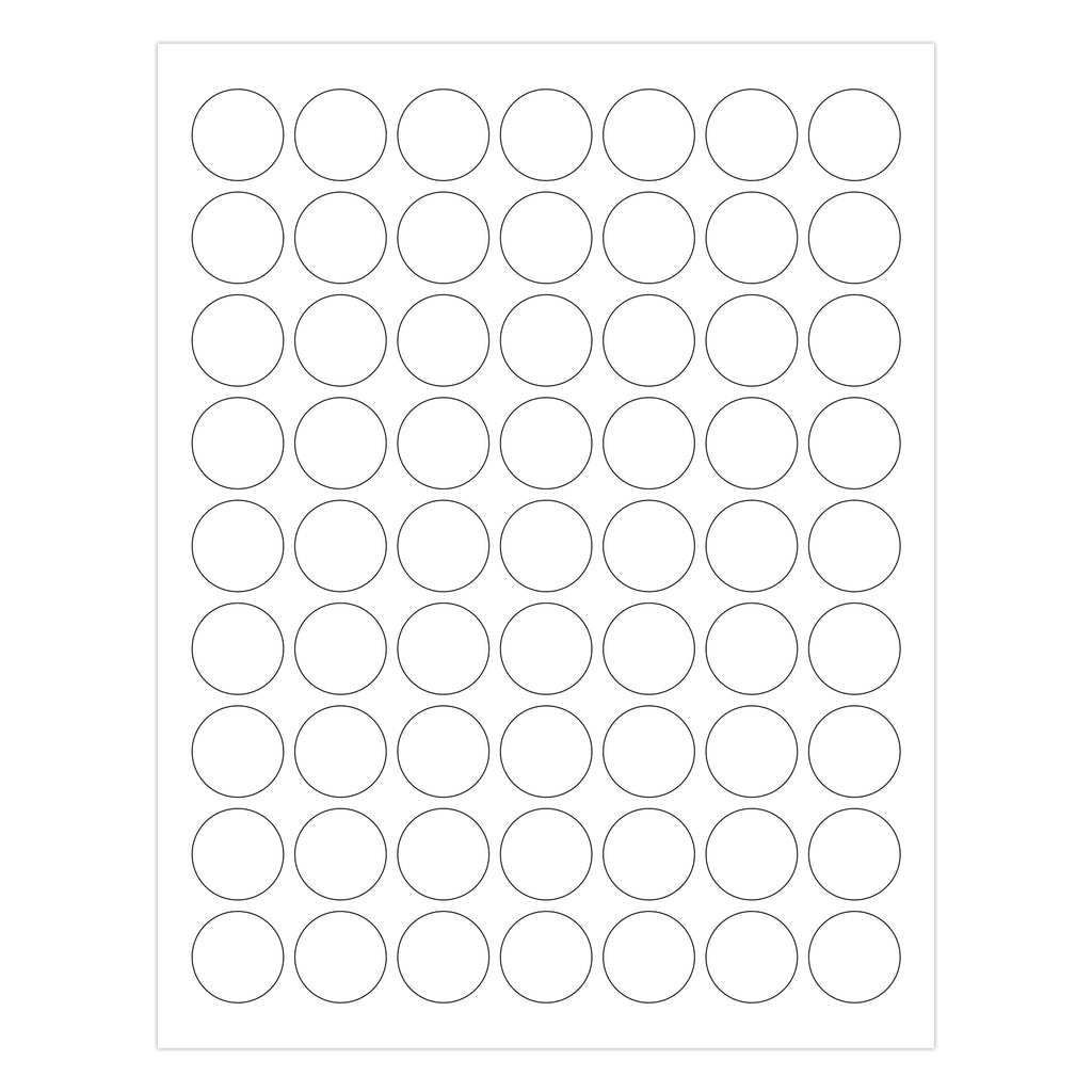 1 Inch Round Printable Labels