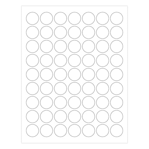1 Inch Round Printable Labels