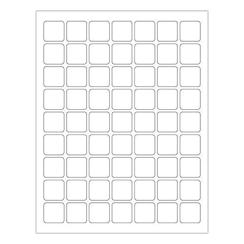 1 by 1 inch printable labels 63 stickers on sheet