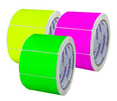 PARLAIM 3x5 Inch Rectangle Color Code Stickers - 500 White Adhesive Labels On A Roll