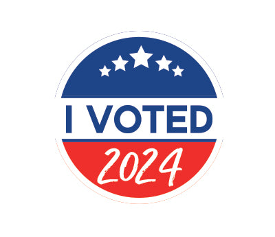 1 inch Permanent Voting Sticker Packs, 240/Pack, 2024