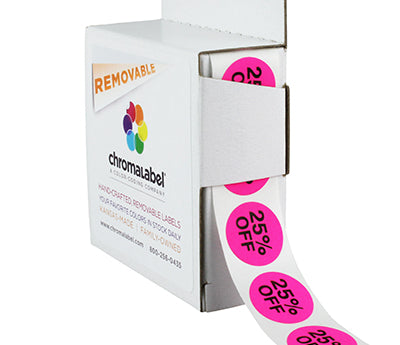 3/4 Removable Dot Sale Labels