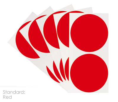 Red Dot Stickers | Red Color-Coding Stickers