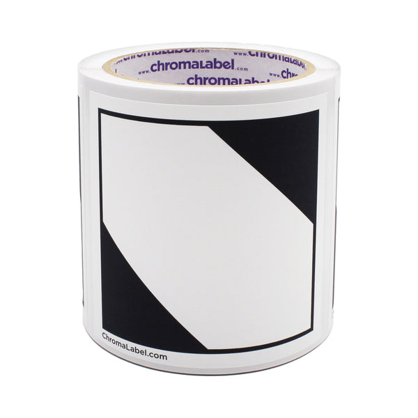 4" x 4" Permanent Durable Square D.O.T. Hazard Labels, Limited Quantity Hazard Pictogram Label, 100/Roll