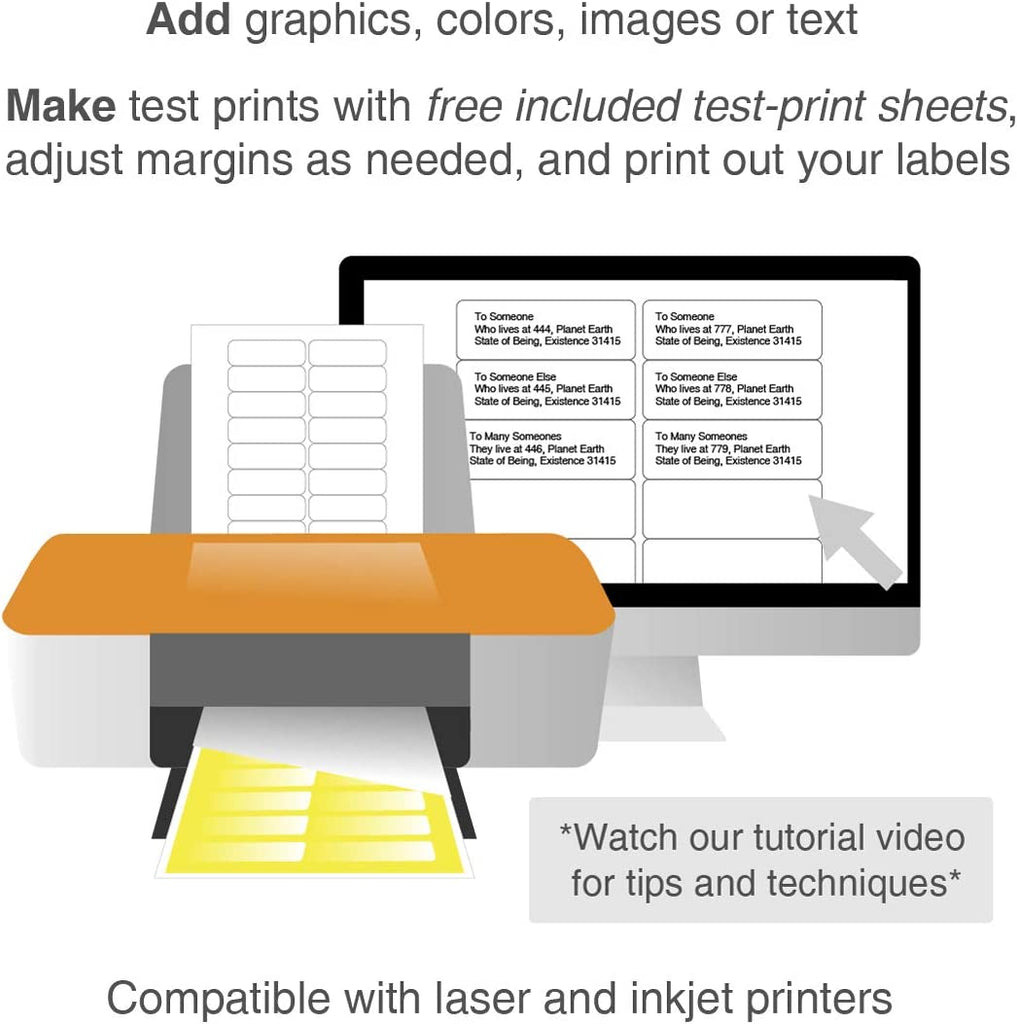 Printable Address Labels - 1