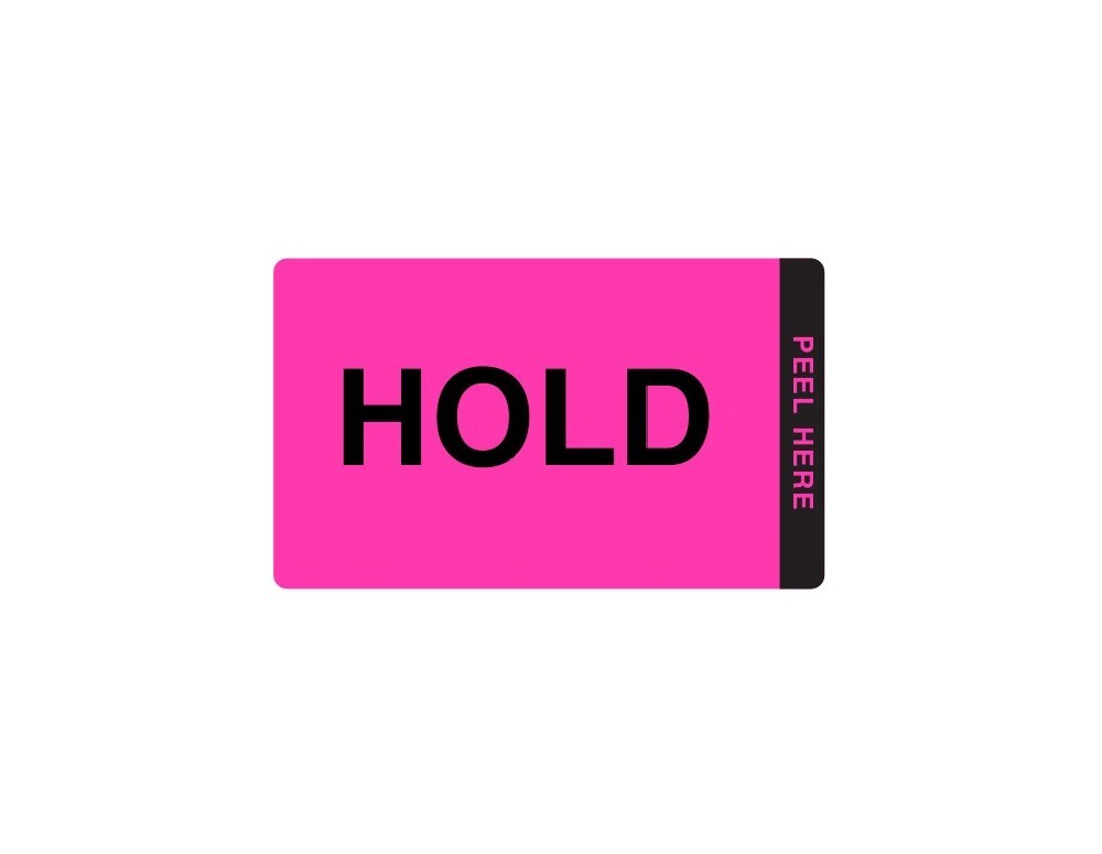 Removable Double-Layer Action™ Quality Control Labels - 3" x 5"