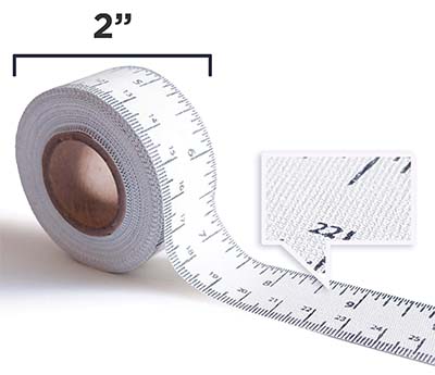 Cloth Ruler Tape (20 Rulers per Roll) - 1 inch wide