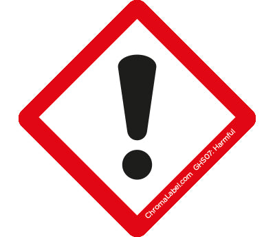 2 X 2 Permanent Durable Square D O T Hazard Labels GHS07 Harmful 2 X 2 Permanent Durable Square D O T Hazard Labels GHS07 Harmful