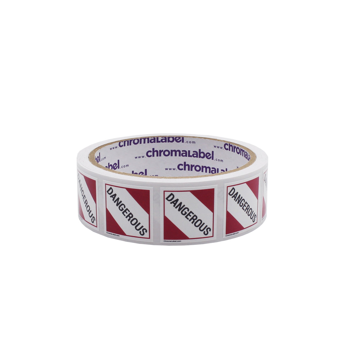 2" x 2" Permanent Durable Square D.O.T. Hazard Labels, Dangerous Hazard Pictogram Label, 100/Roll