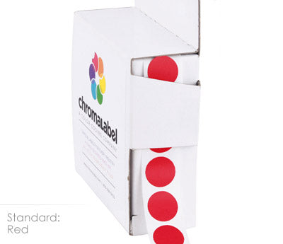 Red Dot Stickers | Red Color-Coding Stickers
