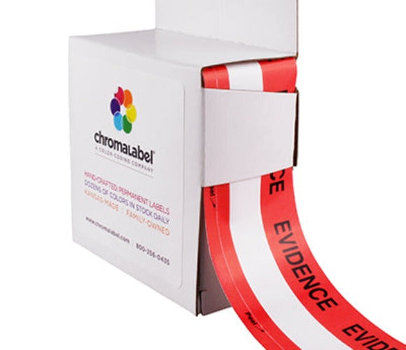 1-3/8" Evidence Tape in Dispenser Box