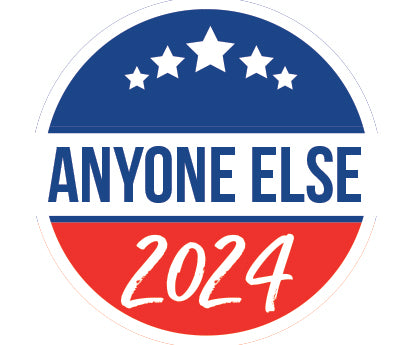 1" Permanent "Anyone Else 2024" Voting Sticker Pack, 240/Pack