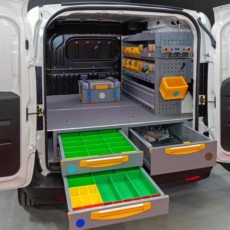 2 inch color-code dots used for work van organization
