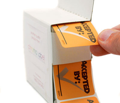 Yellow Handling Labels