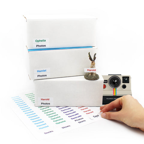 Rectangle Laser Labels - 1/2