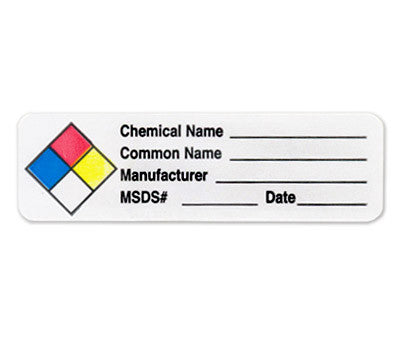 HMIG Chemical/Common Name Write On Labels
