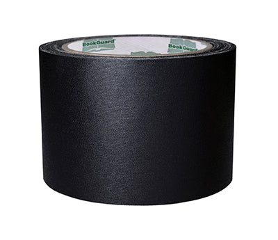 3 inch BookGuard Premium Cloth Book Binding Repair Tape: 15 yds, Black