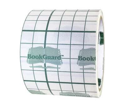 BookGuard 1-1/2 Inch Vinyl-Coated Cotton Cloth Book Binding Repair Tape, 15  Yard Roll, Black