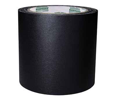 4 inch BookGuard Premium Cloth Book Binding Repair Tape: 15 yds, Black