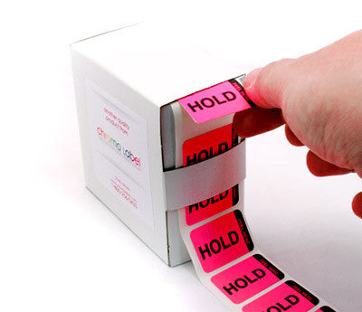 Quality Control Hold Labels 2 x 1 - Free Shipping