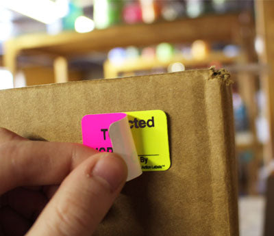 Action File Label 1 x 1-1/2 inch Peel-Away, Double-Layered Action™ Labels | 250 per box