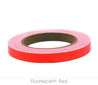 0.5" Removable Neon Red Tape 60 yds