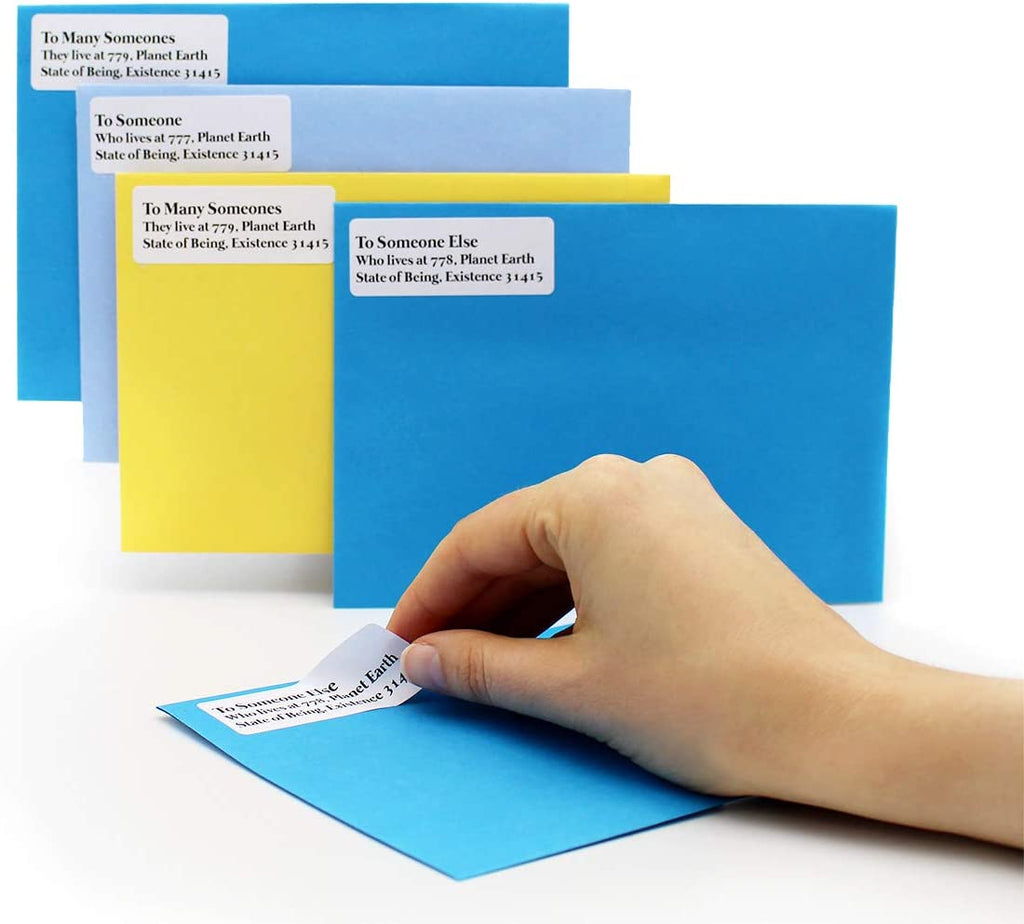 Matte White Address Labels for Printers | 1